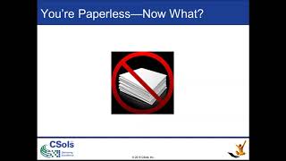 You're Paperless, Now What? How to get the most value from your R&D ELN Implementation