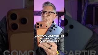 ¿Cómo usar AirDrop de iPhone a Galaxy?
