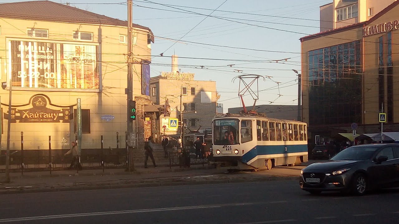 Трамвай №4 (Смоленск). Улица П. Алексеева - Ситники