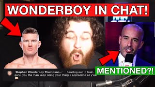 The MMA Guru REACTS To Stephen Thompson JOINING The STREAM & Being Mentioned On Jon Anik Podcast!