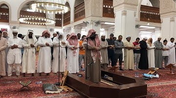 صلاة العشاء يوم الإثنين 14-7-1441 الشيخ محمود خليل القارئ