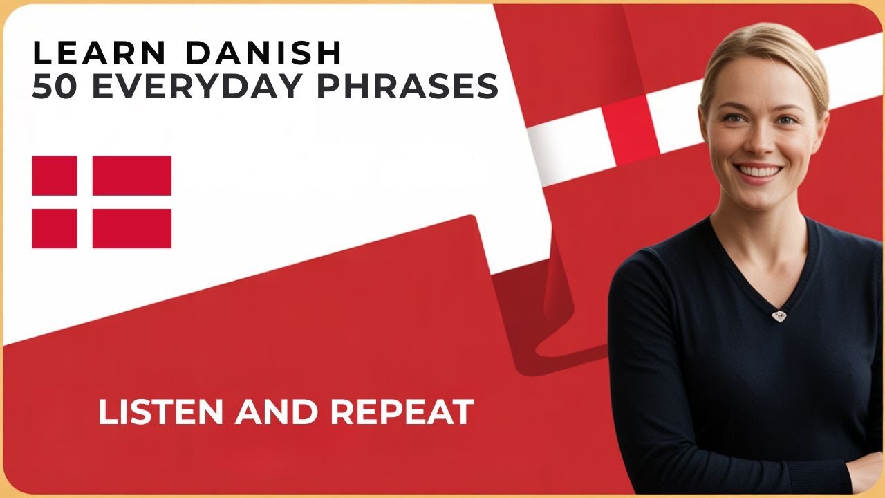 Learn Danish Speaking: 50 Common Phrases (Must Know) - YouTube
