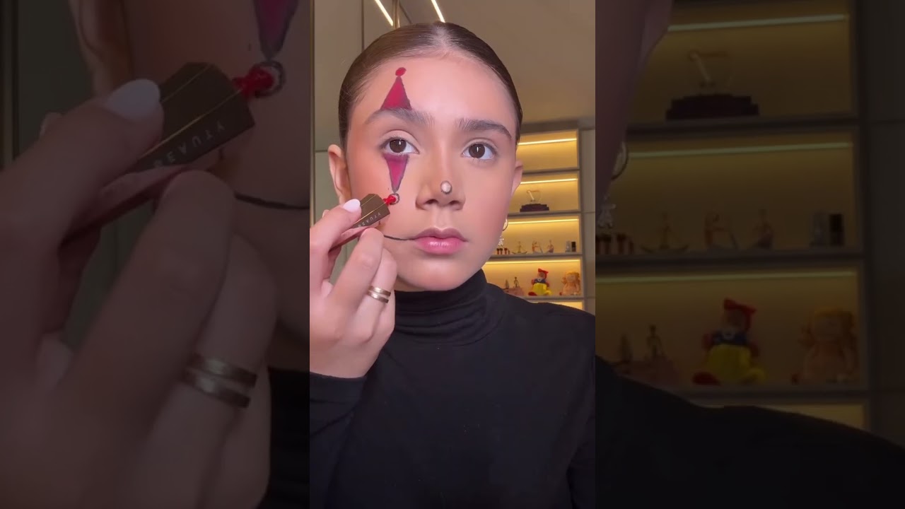 Tutorial Make Palhaço Halloween #makeup #halloween