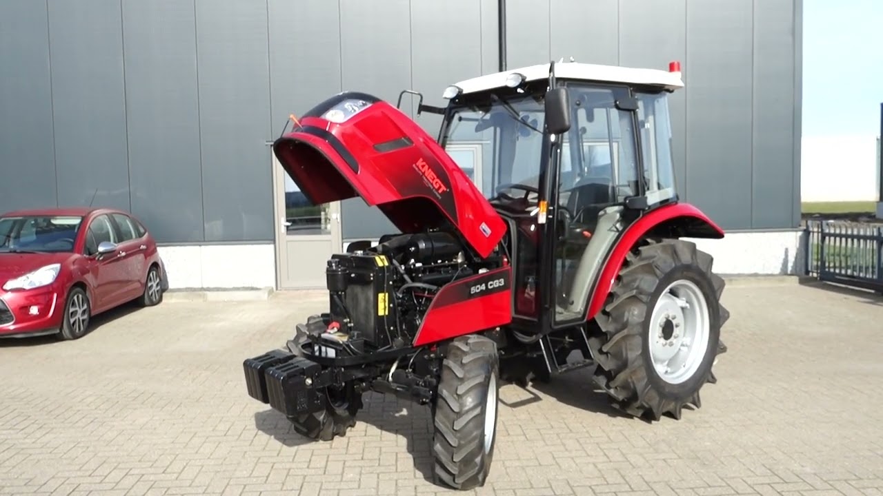 Knegt 504 CG3 4wd / 00063 Draaiuren / Cabine