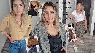 Recreando Outfits de mí tablero de Pinterest con prendas de segunda mano 🤎