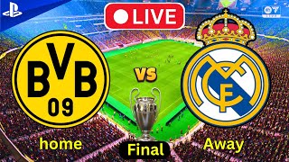 🔴 LIVE | Borussia Dortmund Vs Real Madrid | UEFA champion league Final 2024 | FC 24 | PS 5 Gameplay