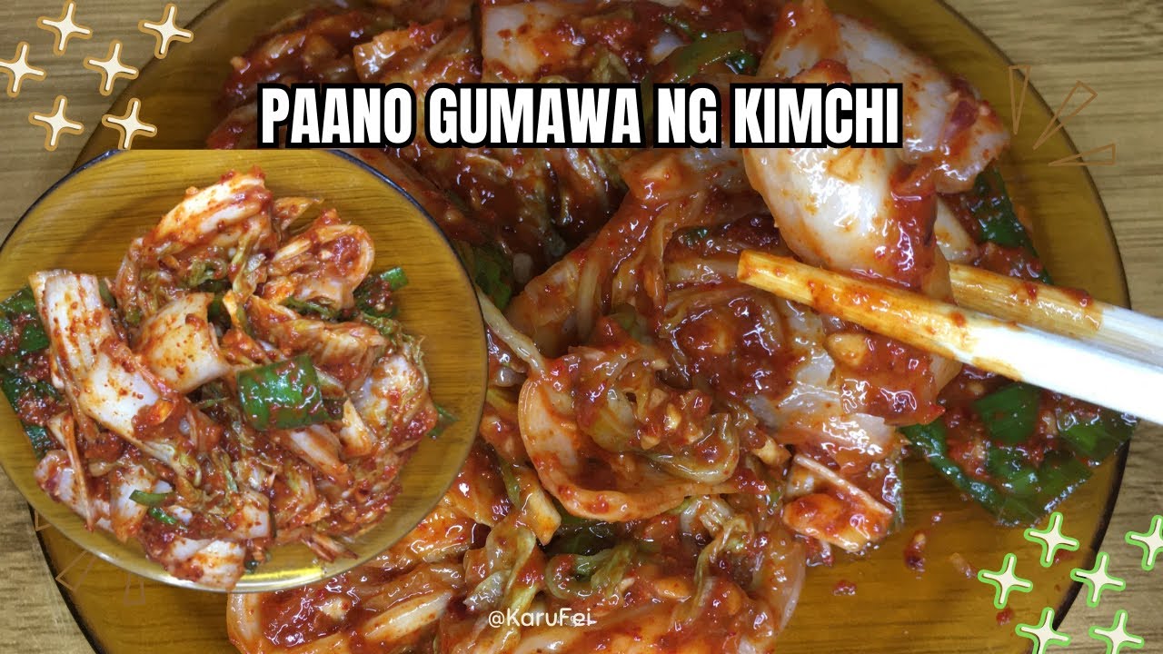 PAANO GUMAWA NG KIMCHI |Easy Kimchi Recipe