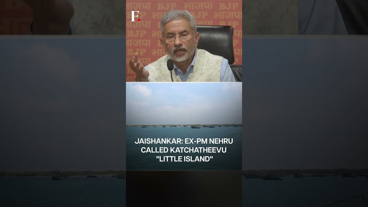 India: EAM Jaishankar Targets Opposition Over Katchatheevu Row | Subscribe to Firstpost