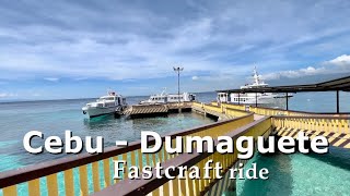 Cebu To Dumaguete Fastcraft Ride Traveling To Dumaguete City