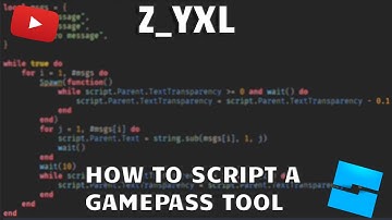 Roblox | How To Script A GamePass Tool
