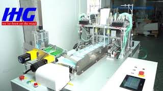 3ply Mask Automatic Feeder 4 Spot Ear loop Welding Machine