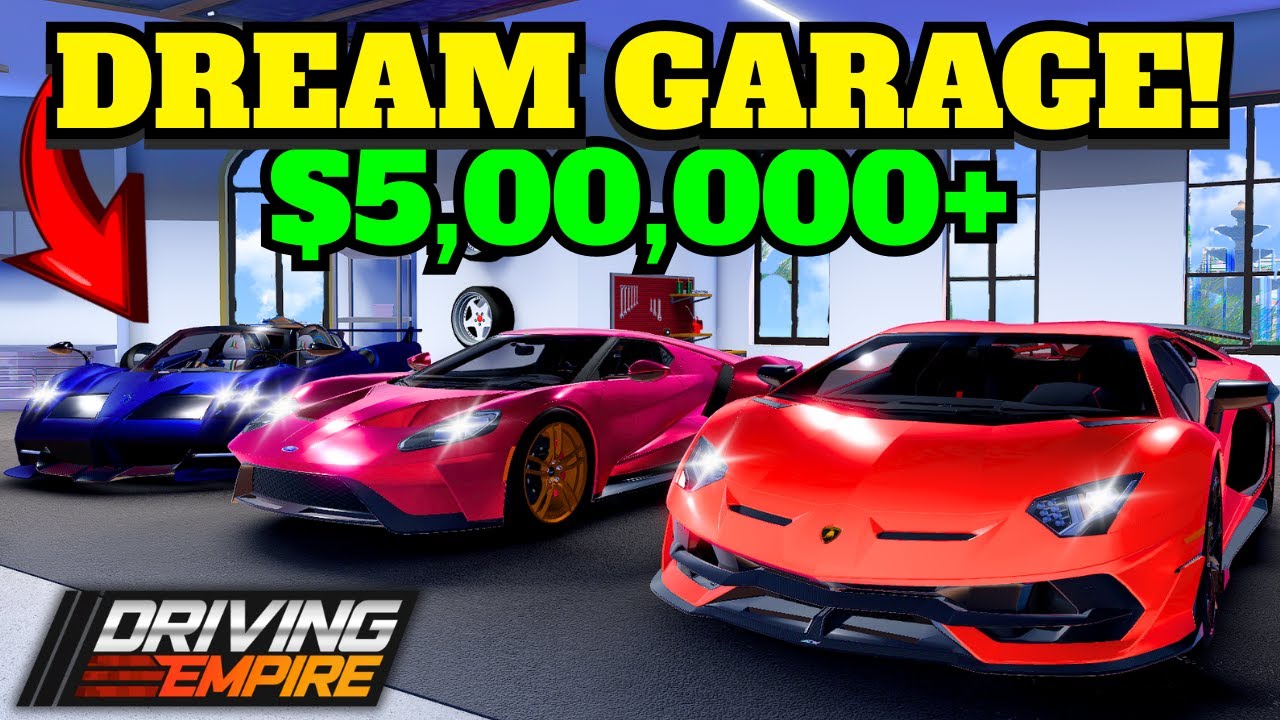 Строю гараж своей мечты в игре Driving Empire!