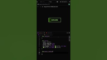 ✨ CSS Button Hover Effect 🔥 ||  CSS Only || Glowing UI💡 || #htmlcss #hovereffect #cssanimation