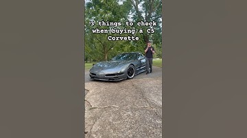 Do This BEFORE Buying A C5 Corvette