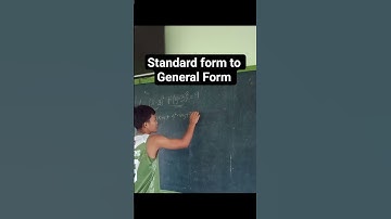 Standard Form to General Form of a Circle. #maths#education #mathspace #mathideas#math #mathproblem
