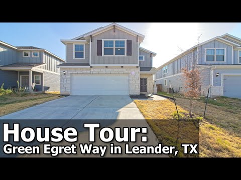 132 Green Egret Way, Leander, TX home video tour