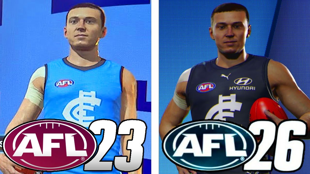 AFL26 VS AFL23 Graphics Comparison!
