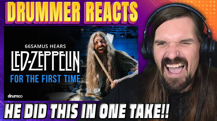 Drummer Reacts || Metal Drummer Hears Led Zeppelin For The First Time