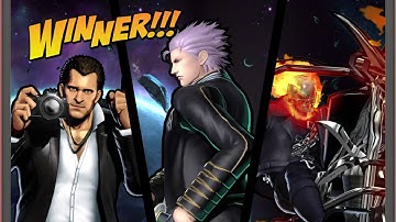 ULTIMATE MARVEL VS. CAPCOM 3 Frank West,Vergil,Ghost Rider Gameplay Request