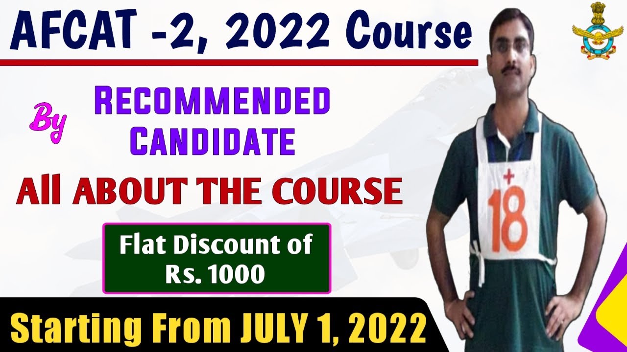AFCAT-2,2022 Course By Recommended Candidate | All Details |AFCAT 2022 Preparation|Education Circuit