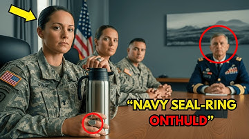 Ze lieten haar koffie schenken tijdens de briefing, tot de generaal haar Navy SEAL ring zag