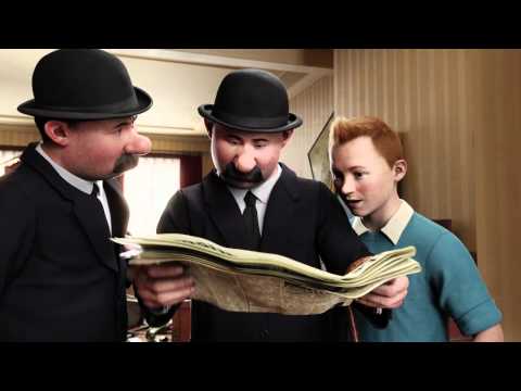 The Adventures of Tintin : Newspaper-clue