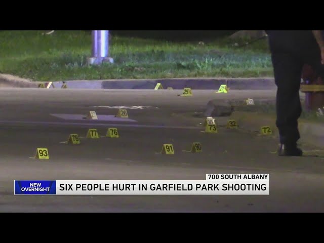 6 men shot, 3 of them critically injured, in Garfield Park late Saturday night class=