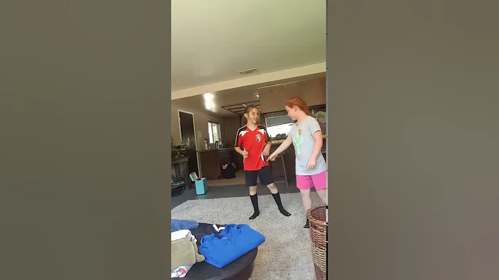 Aubs and Madeline dancing 2017