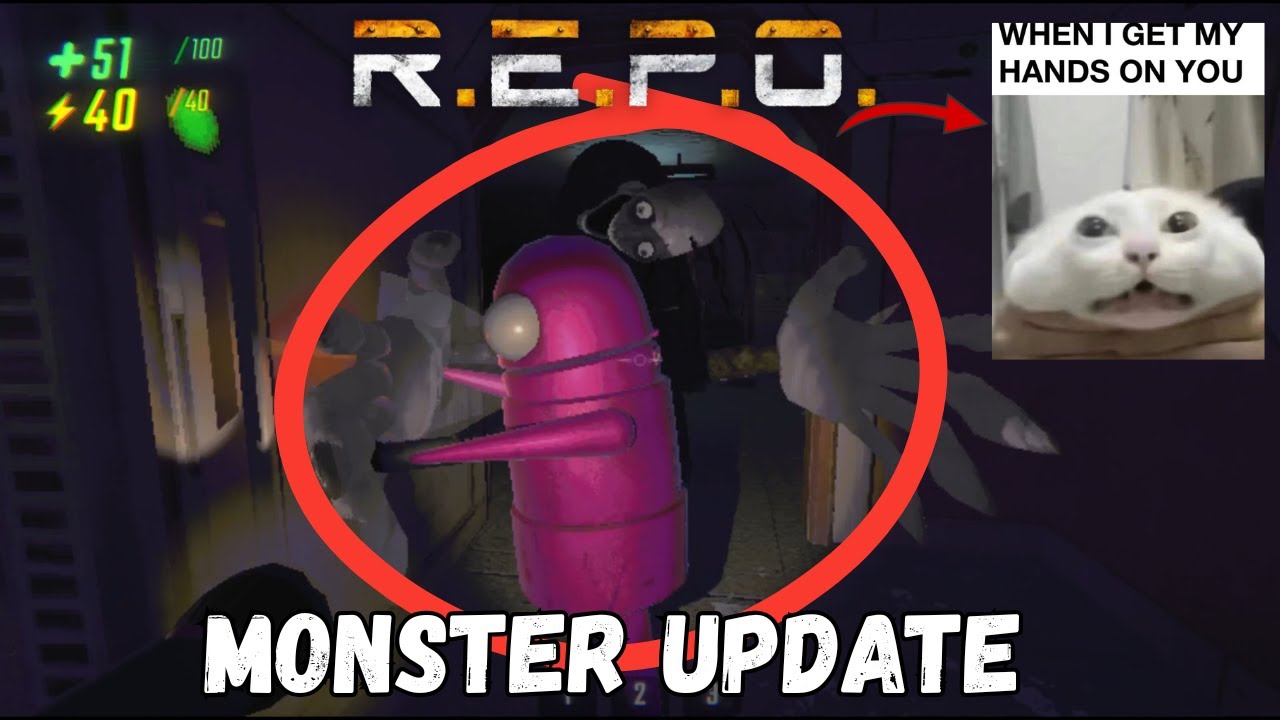NEW Repo Monster Update! (Repo Funny Moments)