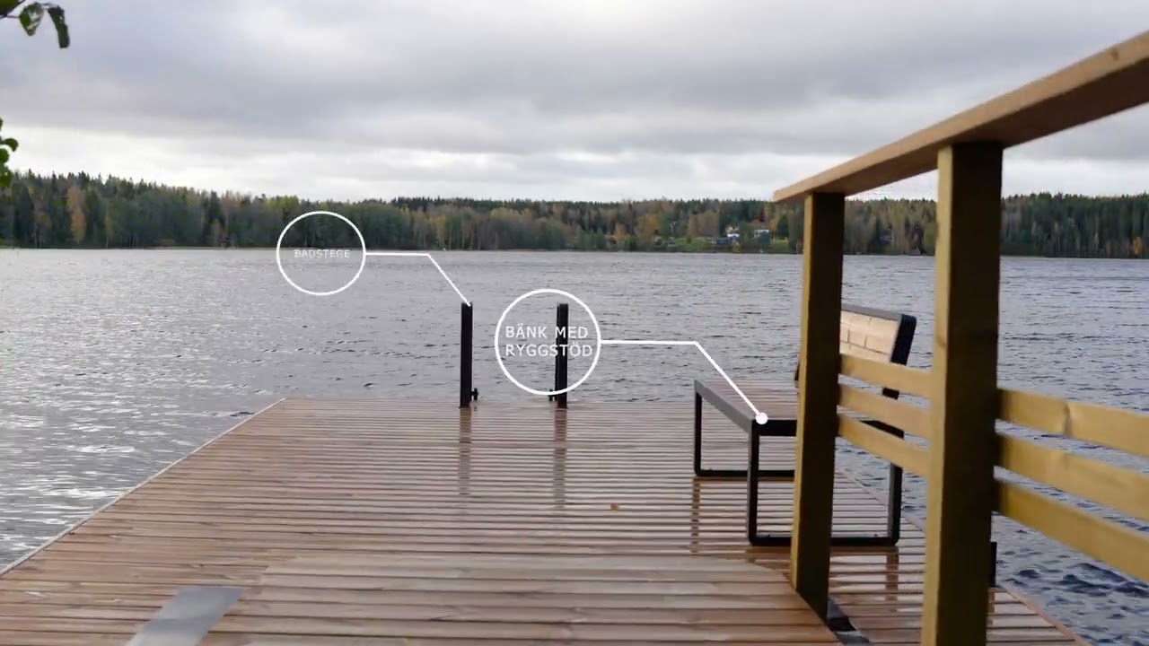 Savorak Design Collection utemöbler och bryggtillbehör