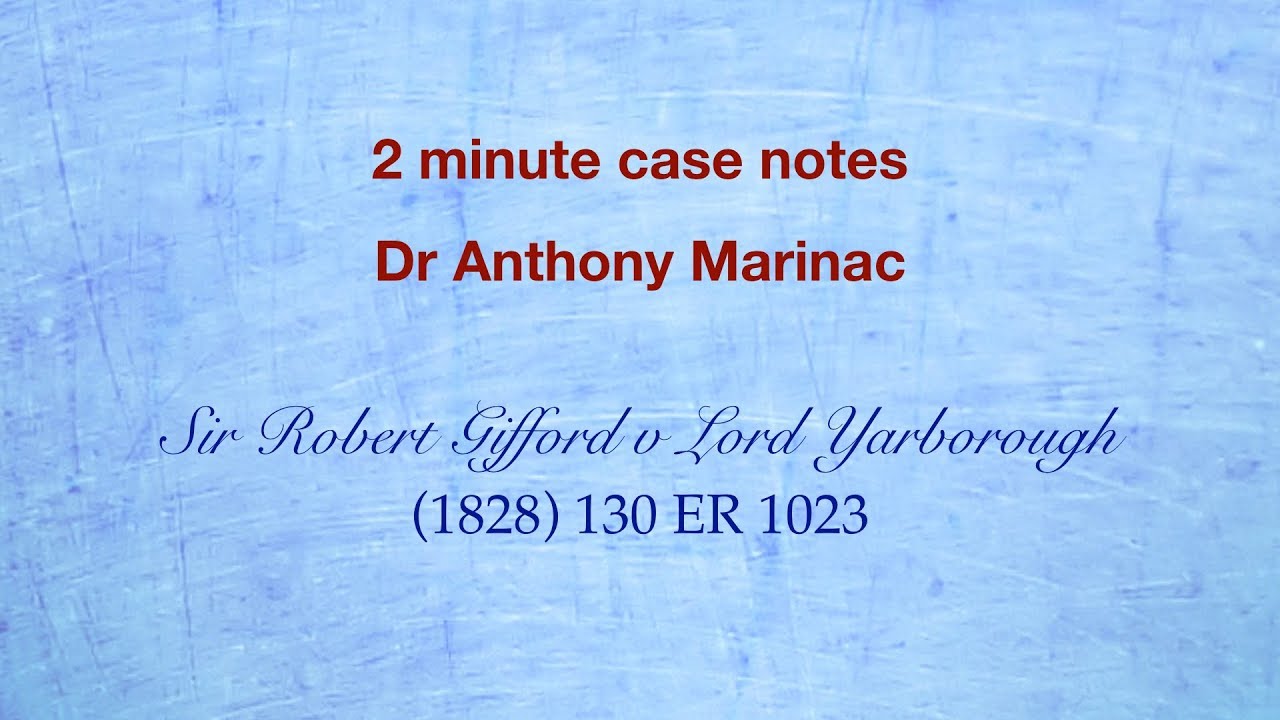 Gifford v Yarborough (Accretion)