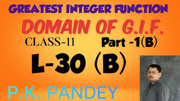 Domain of GIF With Square root part -1 (B) Class 11 , Function, L-30 (B)  #santu_guru
