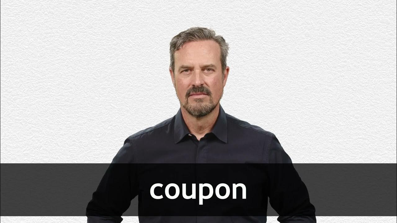 How to pronounce COUPON in American English YouTube