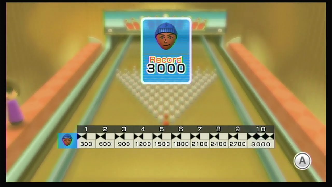 Wii Sports Club Bowling 300 Game