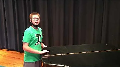 How to open a grand piano lid