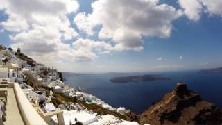 Cloudscape Timelapse. Imerovigli, Santorini