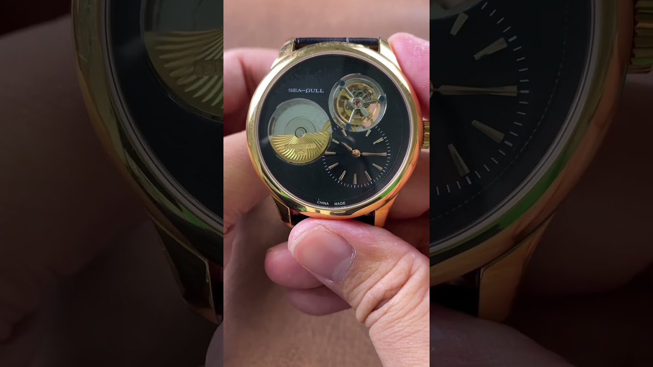 Sea-Gull watch with micro rotor