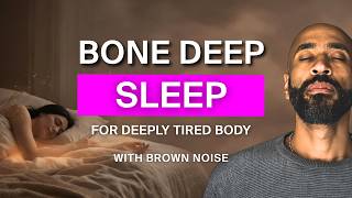 Bone Deep Sleep Hypnosis | Full Body Relaxation for Deep Rest | Black Screen