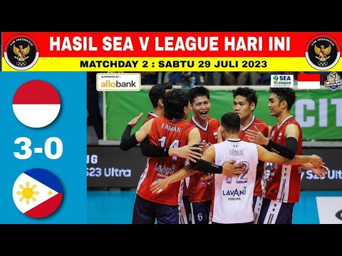 Hasil Sea V League Hari Ini | Indonesia vs Filipina | Jadwal Sea V League Hari Ini