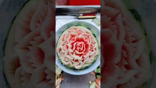 #Learn how to Watermelon make Flower Carving Cutting Tips and Tricks#Knife Skills#Kitchen Skills#