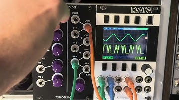 Demo of the Toppobrillo Triple Wavefolder