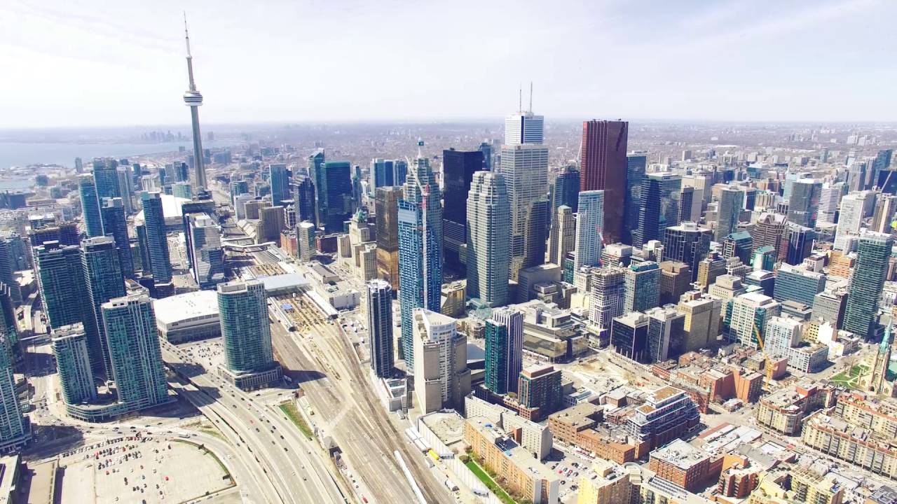 Toronto industrial suburbs / Drone footage YouTube