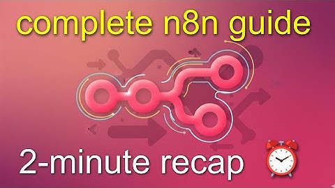 Full n8n guide - 2-minute recap