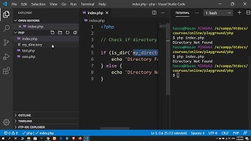 5 Check if directory exists | PHP