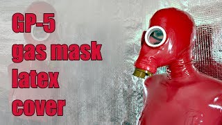 Gp-5 Russian Gas Mask Latex Cover For Breathplay Games