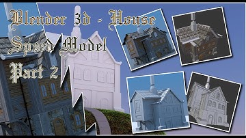 Blender 3d: House Speed Texture Part 2