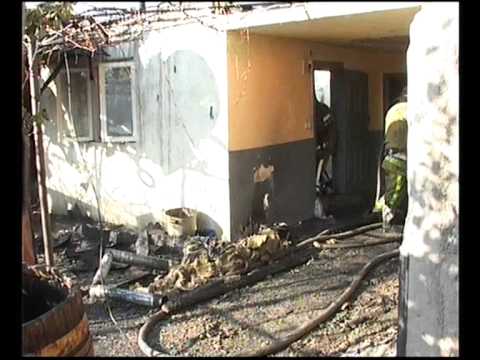 კლდეში ხანძრის შედეგად ზუმბაძეების სახლის ნაწილი დაიწვა