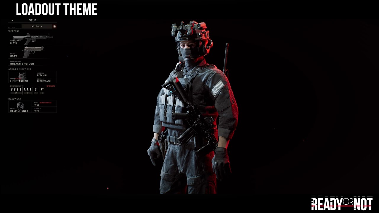 Ready Or Not OST - Loadout Theme