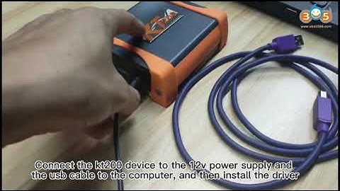 How to Install KT200 KTM200 Software on Windows 10  obdii365