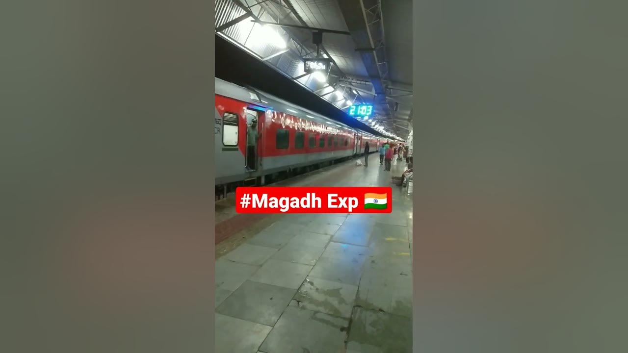 VERY FAMOUS MAGADHA EXPRESS DEPARTURE FROM PRAYAGRAJ 🇮🇳 shorts 
